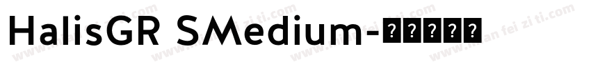 HalisGR SMedium字体转换